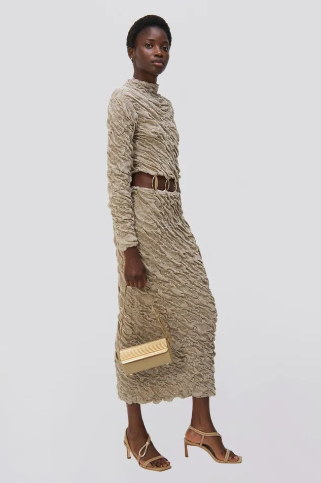 Women Karissa Gown Gold Jonathan Simkhai Dresses and Jumpsuits