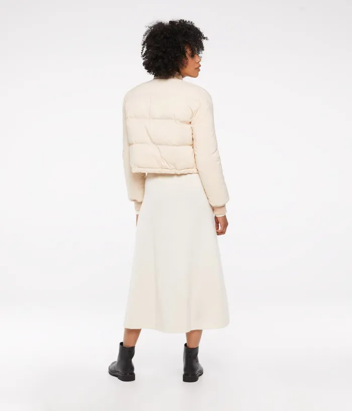 Women Kenya Vegan Bomber Jacket Offwhite Matt and Nat Puffers