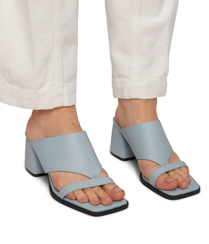 Women Kitt Vegan Block Heel Sandals Black Matt and Nat Sandals