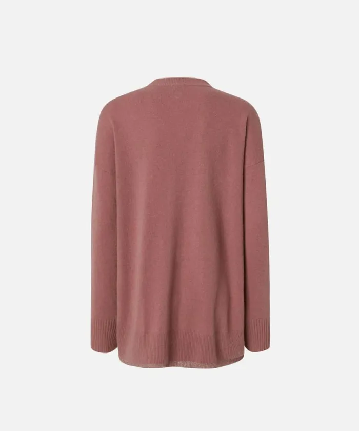 Women Knitwear Pinko Wool And Cashmere Cardigan With Lurex Edging Nostalgia Rose Women Knitwear Pinko Wool And Cashmere Cardigan With Lurex Edging Nostalgia Rose