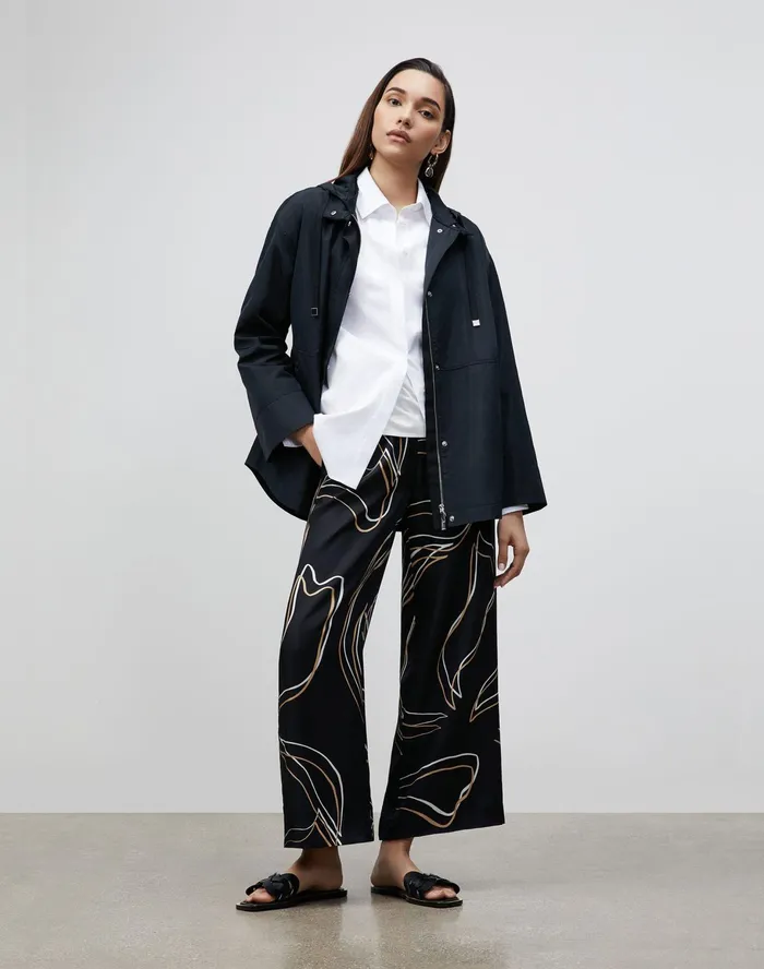 Women Lafayette 148 New York Jackets and Blazers PlusSize Ansel Jacket In Italian Crafted Taffeta Black