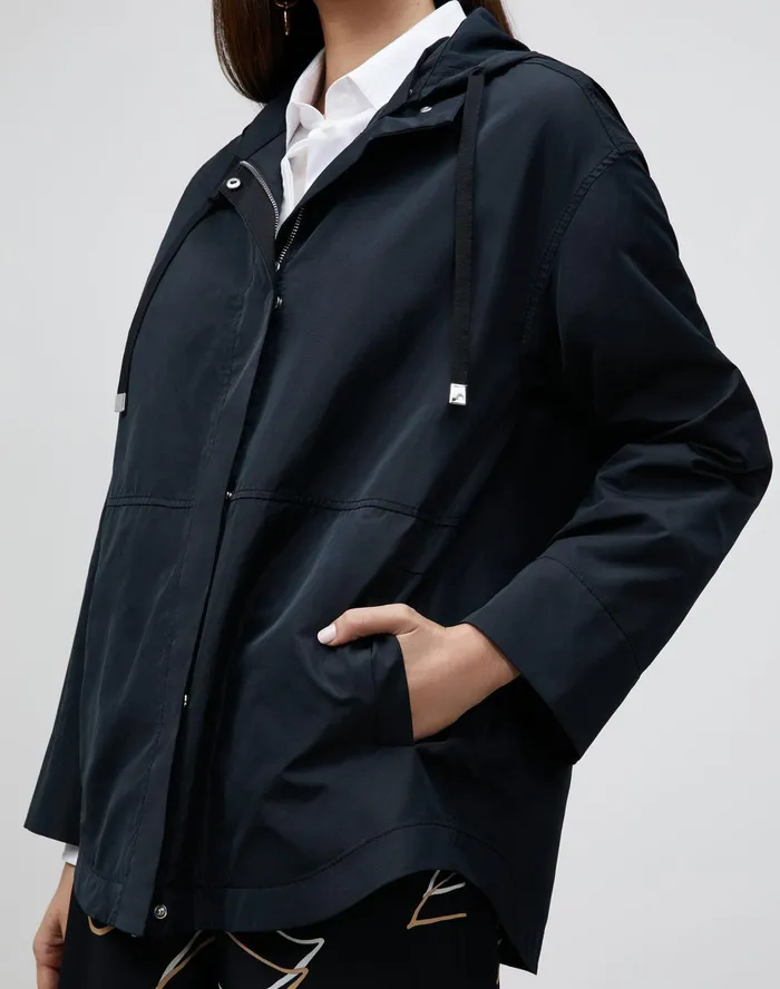 Women Lafayette 148 New York Jackets and Blazers PlusSize Ansel Jacket In Italian Crafted Taffeta Black