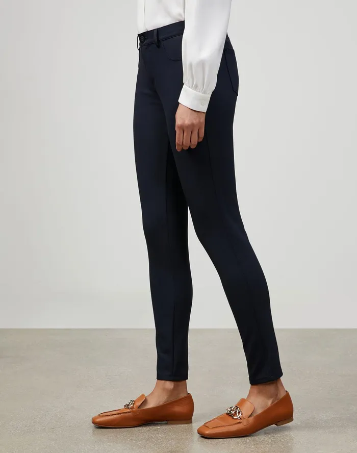 Women Lafayette 148 New York Pants and Shorts PlusSize Acclaimed Stretch Mercer Pant Ink