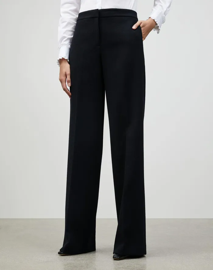 Women Lafayette 148 New York Pants and Shorts PlusSize Nouveau Crepe Dalton WideLeg Pant Black Women Lafayette 148 New York Pants and Shorts PlusSize Nouveau Crepe Dalton WideLeg Pant Black