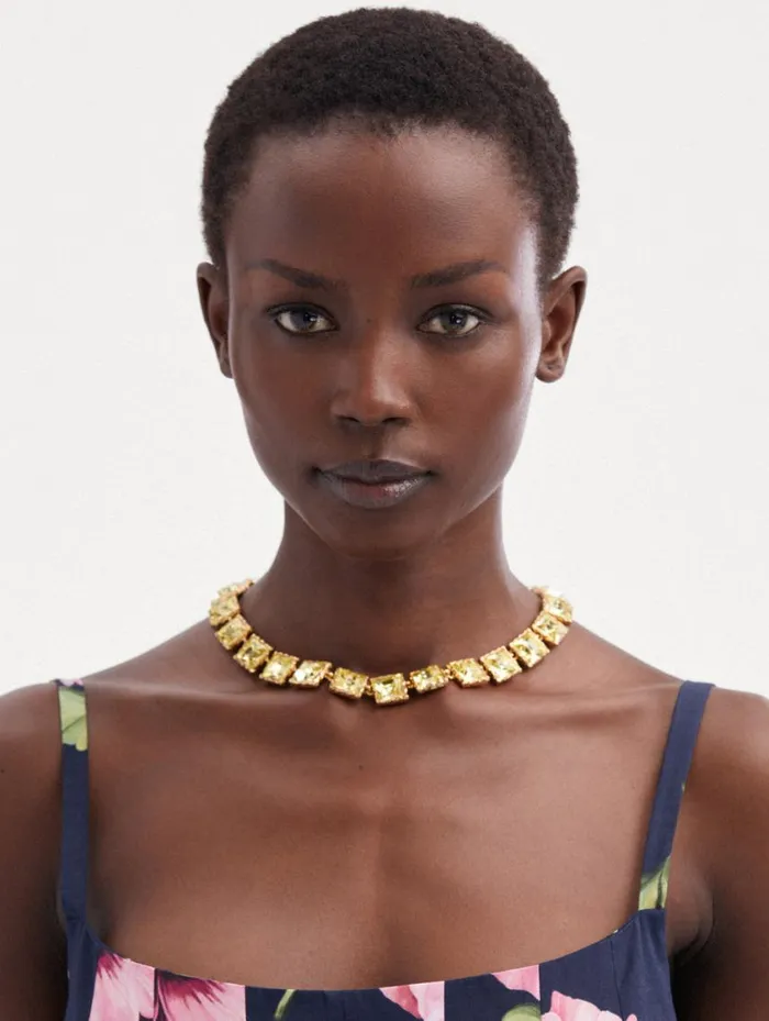 Women Large Stone Tennis Necklace Jonquil Oscar De La Renta Necklaces Women Large Stone Tennis Necklace Jonquil Oscar De La Renta Necklaces