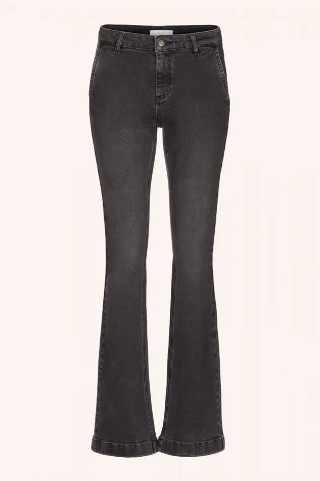 Women Leila Lb Pant Jet Black Bybar Jeans