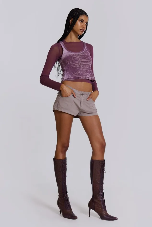 Women Lia Top In Magenta Jaded London Long Sleeve Tops