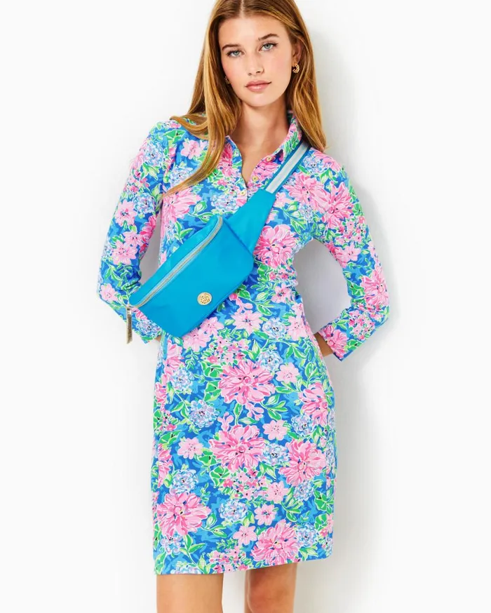 Women Lilly Pulitzer Activewear UPF 50 Luxletic Silvia Dress Multi Spring In Your Step Women Lilly Pulitzer Activewear UPF 50 Luxletic Silvia Dress Multi Spring In Your Step