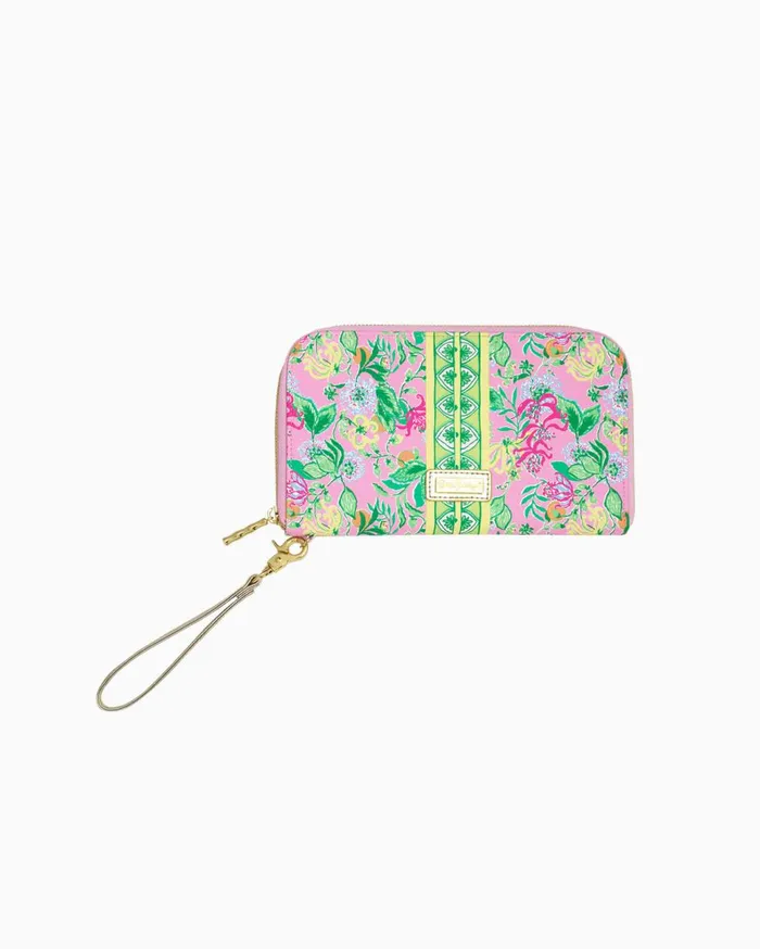 Women Lilly Pulitzer Bags Passport Travel Wallet Multi Via Amore Spritzer