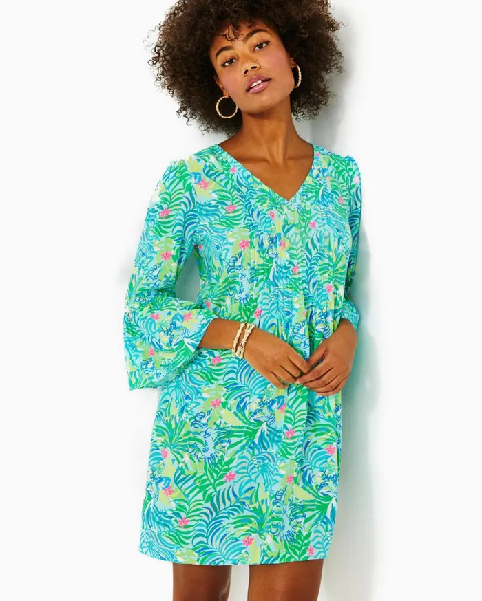 Women Lilly Pulitzer Dresses Danika Tunic Dress Multi Via Parigi