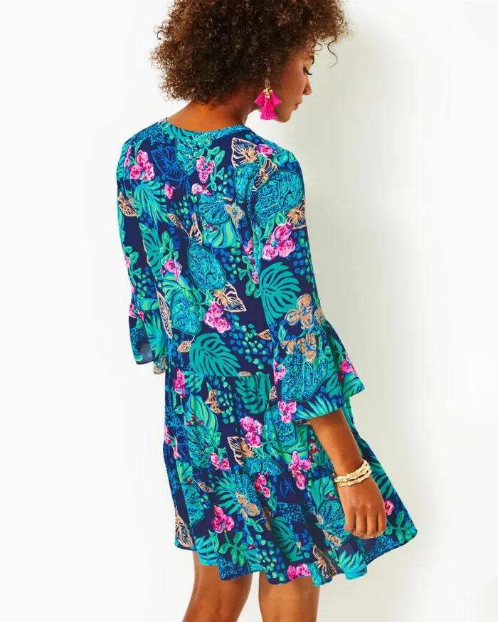 Women Lilly Pulitzer Dresses Gabriel Dress Low Tide Navy Life Of The Party Women Lilly Pulitzer Dresses Gabriel Dress Low Tide Navy Life Of The Party