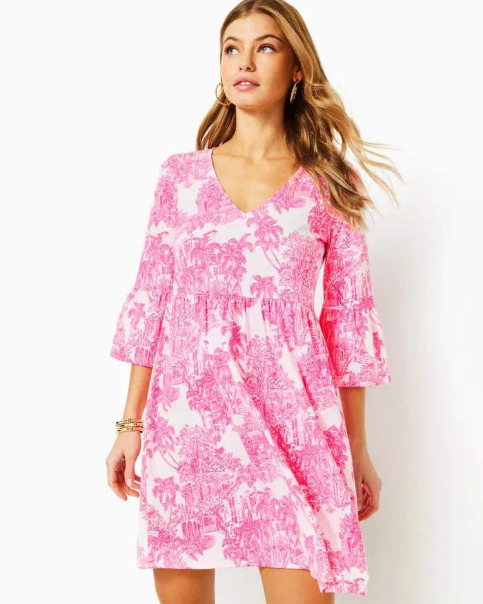 Women Lilly Pulitzer Dresses Gabriel Dress Low Tide Navy Life Of The Party Women Lilly Pulitzer Dresses Gabriel Dress Low Tide Navy Life Of The Party