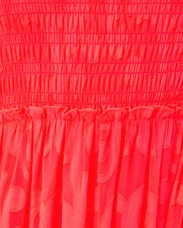 Women Lilly Pulitzer Dresses Hadly Smocked Maxi Dress Roxie Pink Poly Crepe Swirl Clip Women Lilly Pulitzer Dresses Hadly Smocked Maxi Dress Roxie Pink Poly Crepe Swirl Clip