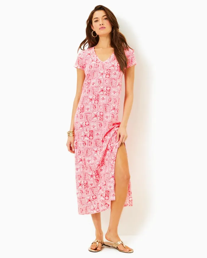 Women Lilly Pulitzer Dresses Jorgian Linen Midi Dress Multi For The Fans Women Lilly Pulitzer Dresses Jorgian Linen Midi Dress Multi For The Fans