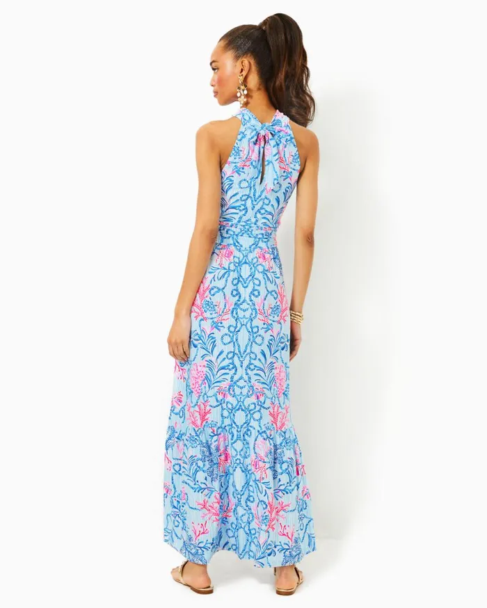 Women Lilly Pulitzer Dresses Jorgian Linen Midi Dress Multi For The Fans Women Lilly Pulitzer Dresses Jorgian Linen Midi Dress Multi For The Fans