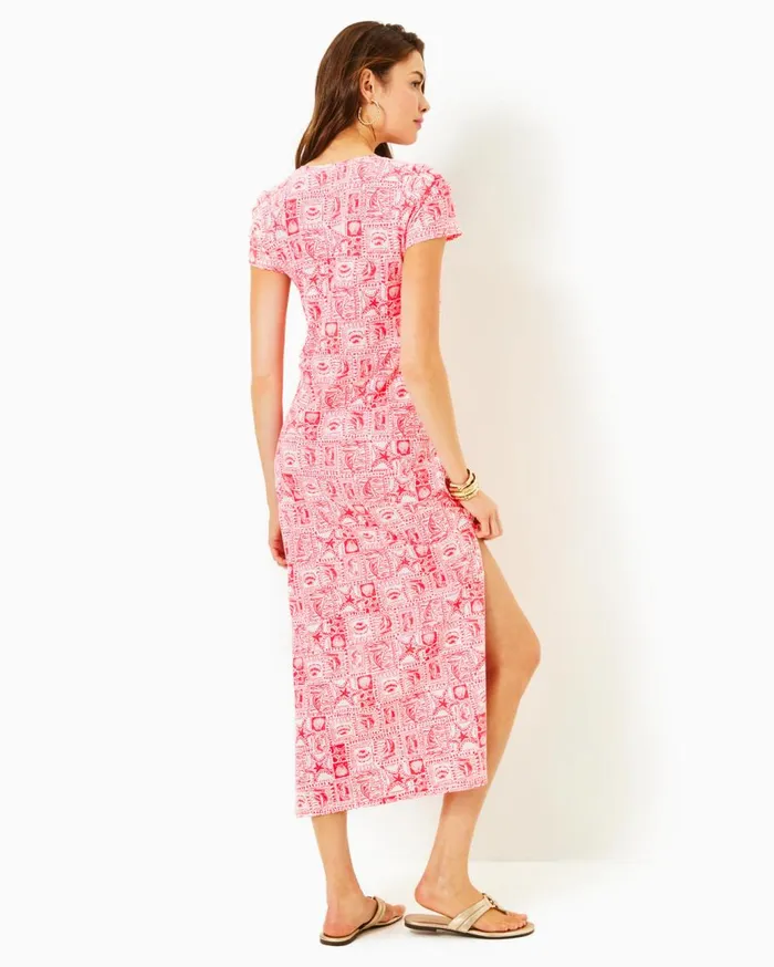 Women Lilly Pulitzer Dresses Jorgian Linen Midi Dress Multi For The Fans Women Lilly Pulitzer Dresses Jorgian Linen Midi Dress Multi For The Fans