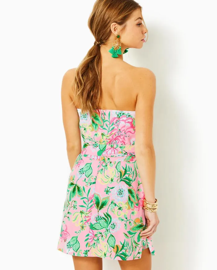 Women Lilly Pulitzer Dresses Kylo Strapless Skirted Romper Multi Via Amore Spritzer Women Lilly Pulitzer Dresses Kylo Strapless Skirted Romper Multi Via Amore Spritzer