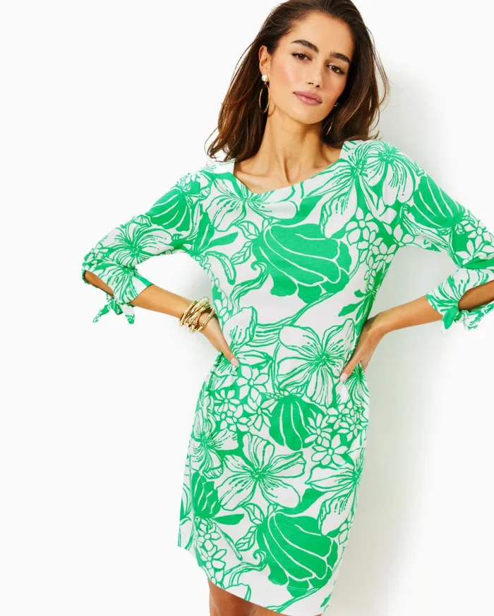 Women Lilly Pulitzer Dresses Lidia Boatneck Dress Spearmint Oversized Kiss My Tulips Women Lilly Pulitzer Dresses Lidia Boatneck Dress Spearmint Oversized Kiss My Tulips