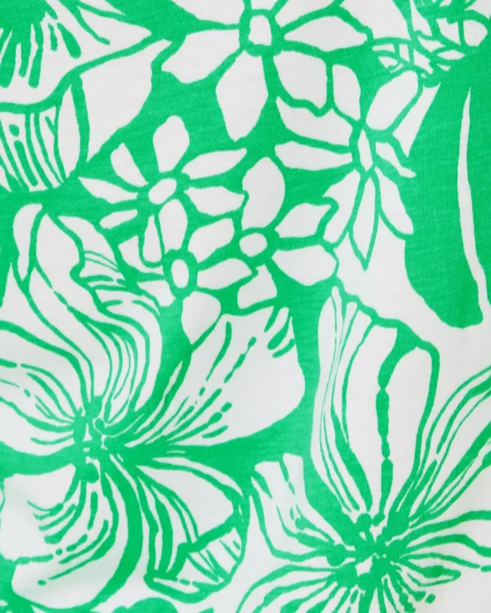 Women Lilly Pulitzer Dresses Lidia Boatneck Dress Spearmint Oversized Kiss My Tulips