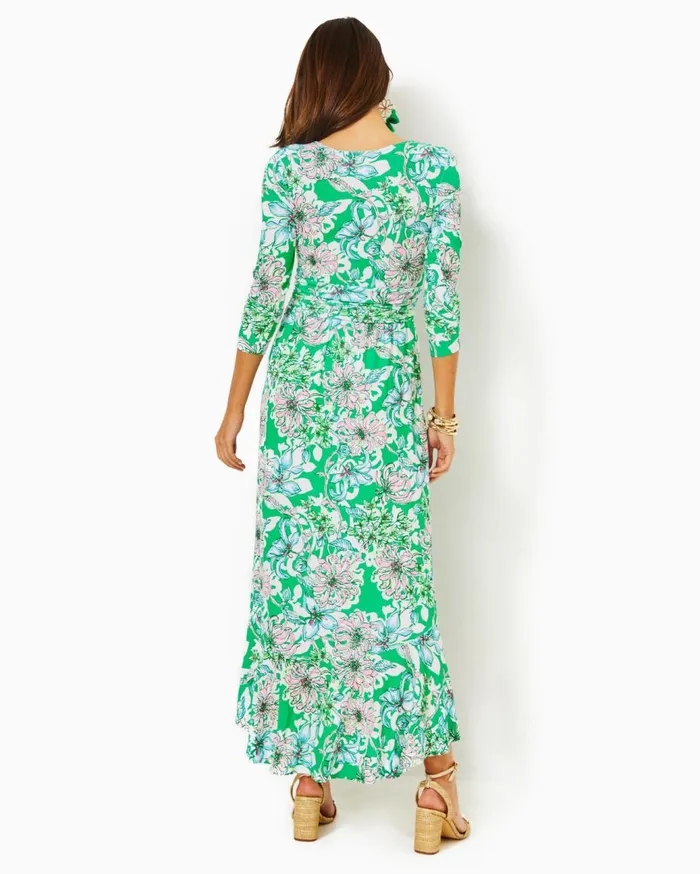 Women Lilly Pulitzer Dresses Moana Maxi Dress Spearmint Blossom Views Women Lilly Pulitzer Dresses Moana Maxi Dress Spearmint Blossom Views
