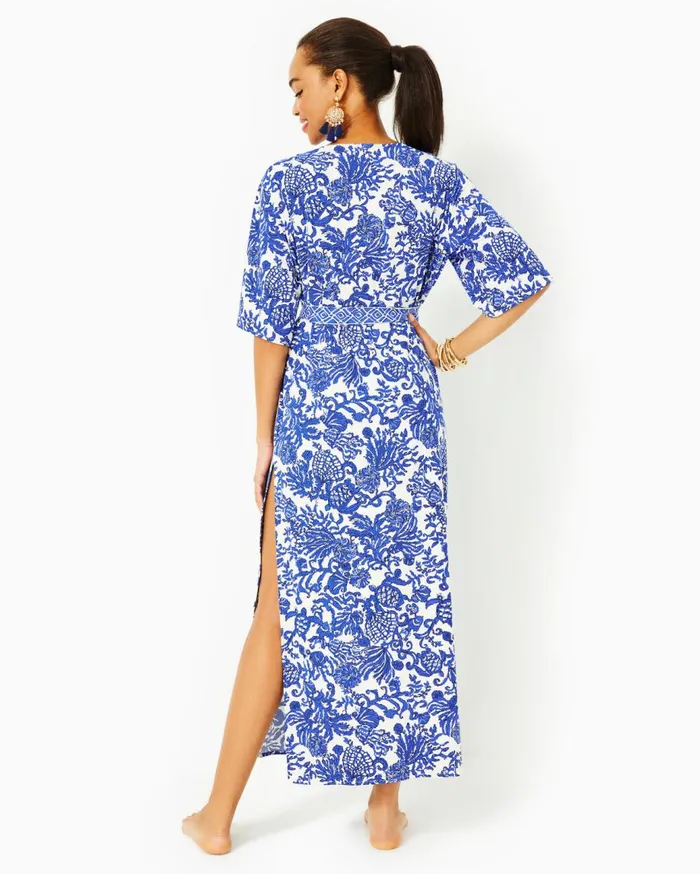 Women Lilly Pulitzer Swim Remelle Maxi CoverUp Deeper Coconut Ride With Me Engineered Coverup Women Lilly Pulitzer Swim Remelle Maxi CoverUp Deeper Coconut Ride With Me Engineered Coverup