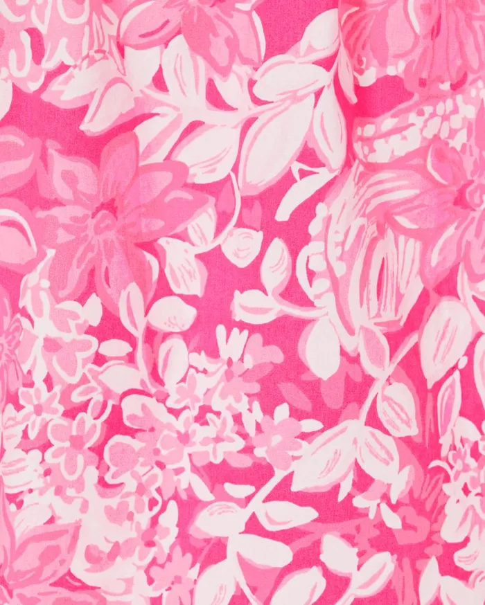 Women Lilly Pulitzer Tops Jamielynn OffTheShoulder Top Roxie Pink Shadow Dancer Engineered Woven Top Women Lilly Pulitzer Tops Jamielynn OffTheShoulder Top Roxie Pink Shadow Dancer Engineered Woven Top