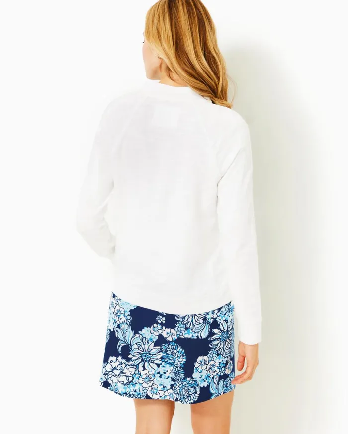 Women Lilly Pulitzer Tops Luxletic Ashlee HalfZip Pullover Resort White Women Lilly Pulitzer Tops Luxletic Ashlee HalfZip Pullover Resort White