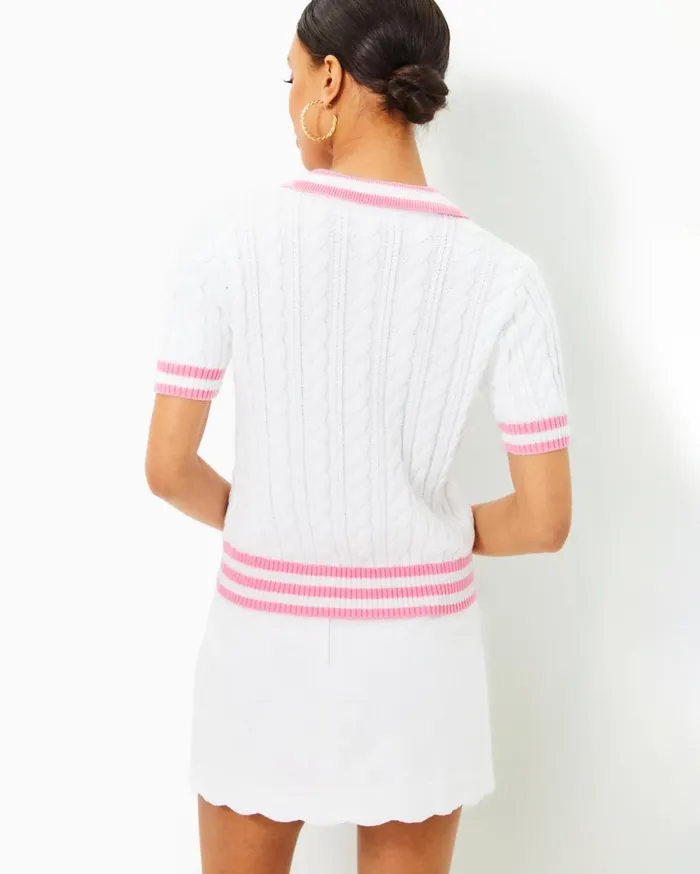 Women Lilly Pulitzer Tops Suzette Sweater Resort White Women Lilly Pulitzer Tops Suzette Sweater Resort White