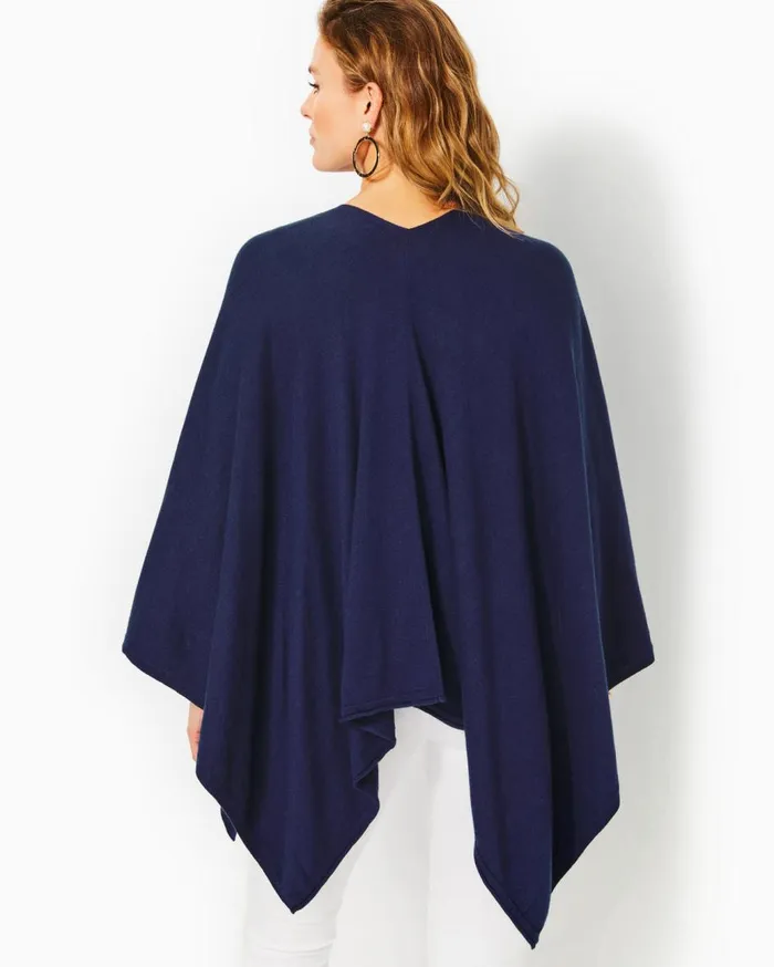 Women Lilly Pulitzer Tops Terri Sweater Wrap True Navy Women Lilly Pulitzer Tops Terri Sweater Wrap True Navy