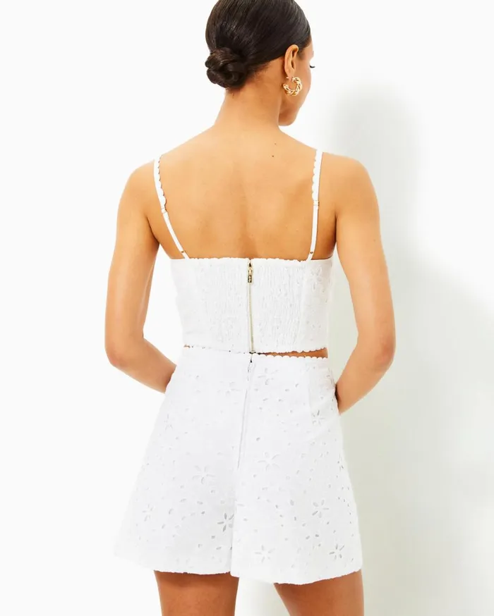 Women Lilly Pulitzer Tops Winslow Eyelet Top Resort White Sealife Eyelet Women Lilly Pulitzer Tops Winslow Eyelet Top Resort White Sealife Eyelet