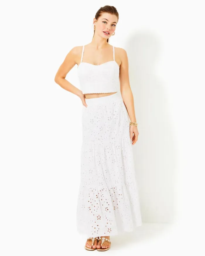 Women Lilly Pulitzer Tops Winslow Eyelet Top Resort White Sealife Eyelet Women Lilly Pulitzer Tops Winslow Eyelet Top Resort White Sealife Eyelet