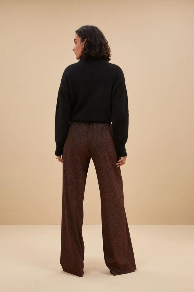 Women Lissa Sparkle Pants Copper Bybar Trousers