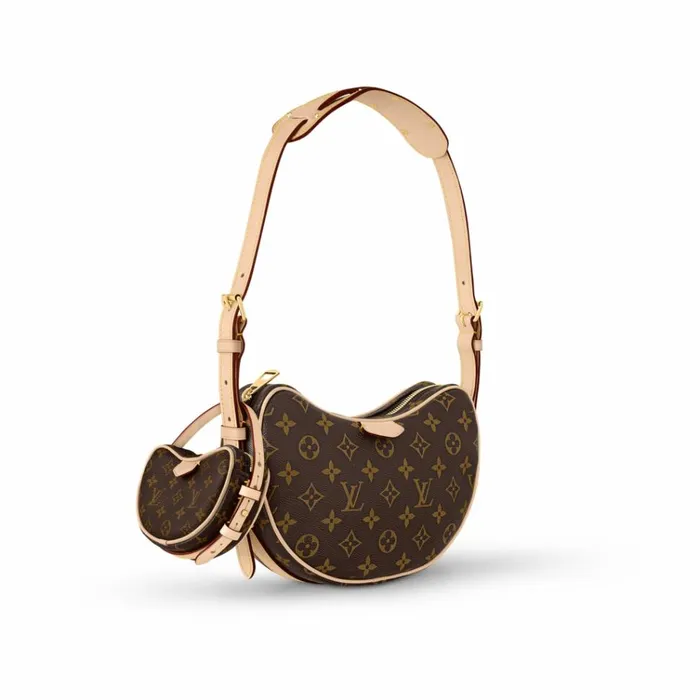 Women Loop Hobo Bag Louis Vuitton Louis Vuitton M46828 Croissant MM Monogram 8211 Louis Vuitton Handbag Store