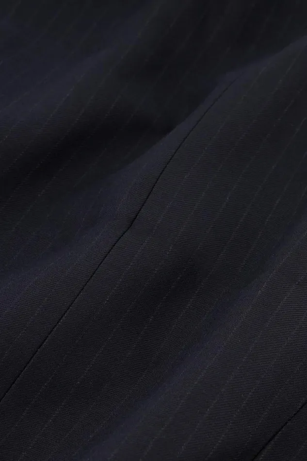 Women Lynn Pinstripe Gilet Midnight Bybar Jackets