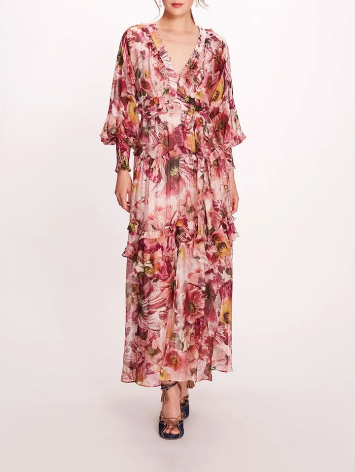 Women Marchesa Dresses Leilani Dress Blush