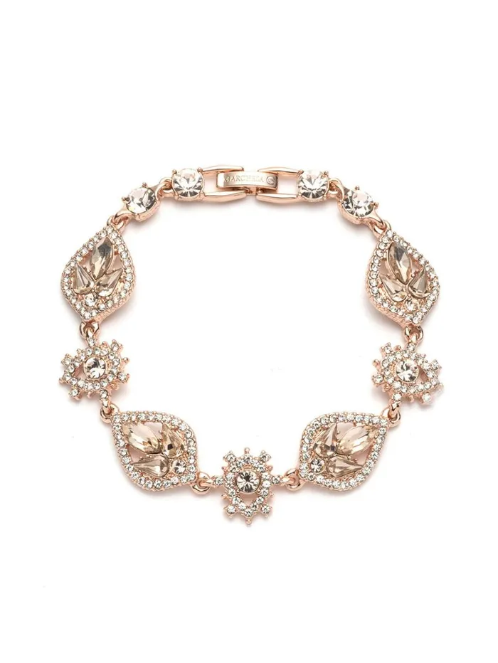 Women Marchesa Jewelry Poised Rose Bracelet Rose Gold