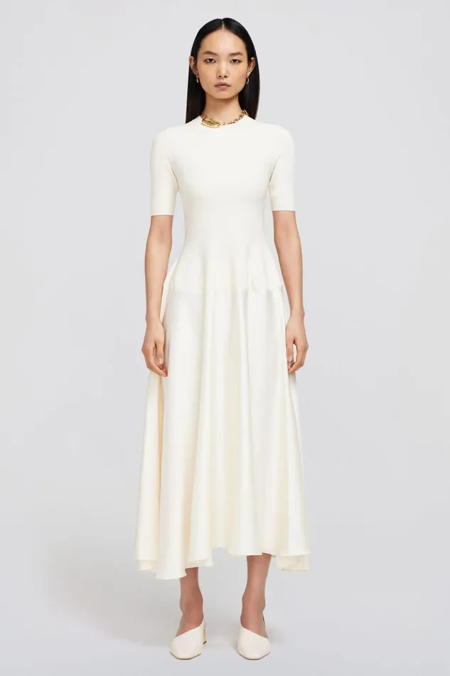 Women Marionne Dress Natural White Jonathan Simkhai Dresses and Jumpsuits