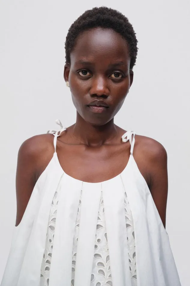 Women Martina Top White Jonathan Simkhai Tops and Bodysuits