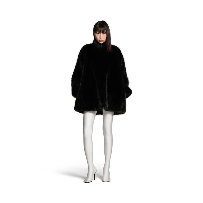 WomenMen Coats and Jackets Balenciaga Extended Bb Balenciaga Zipup Jacket In Black WomenMen Coats and Jackets Balenciaga Extended Bb Balenciaga Zipup Jacket In Black