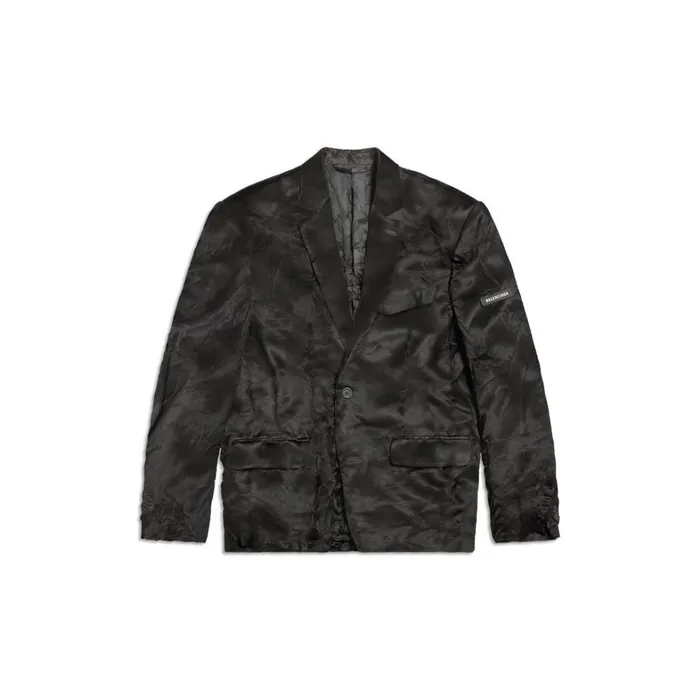 WomenMen Coats and Jackets Balenciaga Washed Jacket In Black