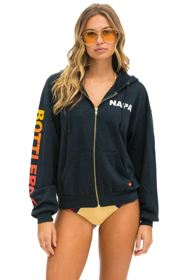 WomenMen Hoodies Aviator Nation Bottlerock 2024 Relaxed Zip Hoodie 8211 Charcoal WomenMen Hoodies Aviator Nation Bottlerock 2024 Relaxed Zip Hoodie 8211 Charcoal