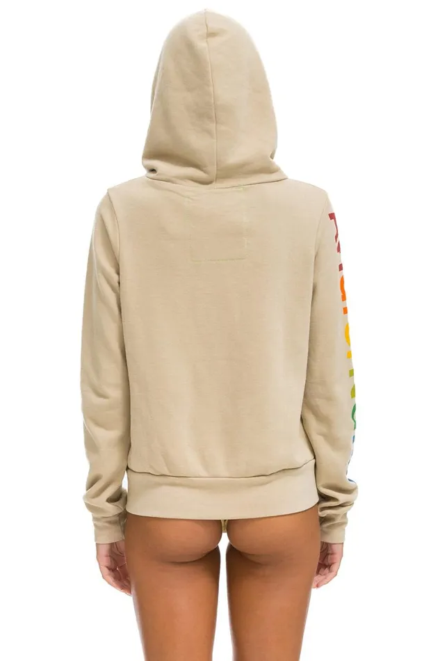 WomenMen Hoodies Aviator Nation Hoodie 8211 Sand