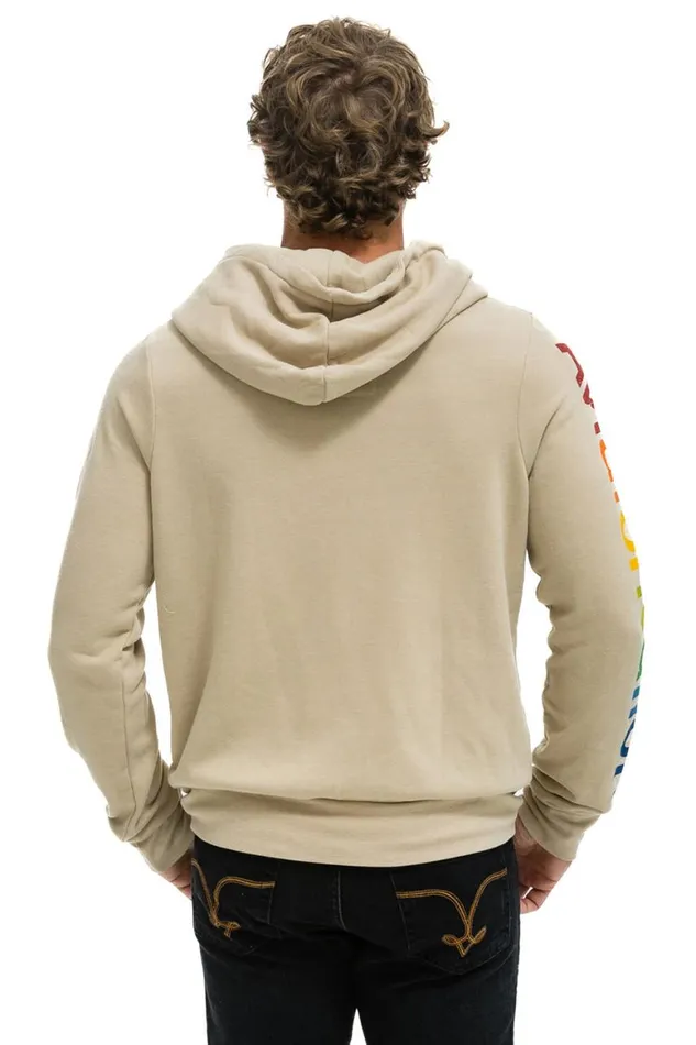 WomenMen Hoodies Aviator Nation Hoodie 8211 Sand