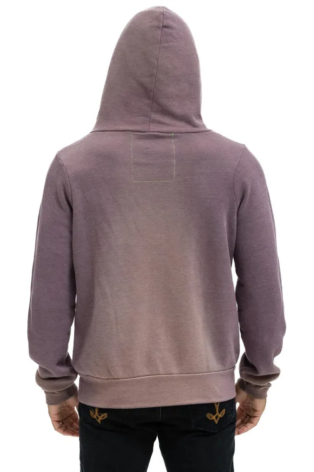 WomenMen Hoodies Aviator Nation Venice Surfer Zip Hoodie 8211 Faded Mocha