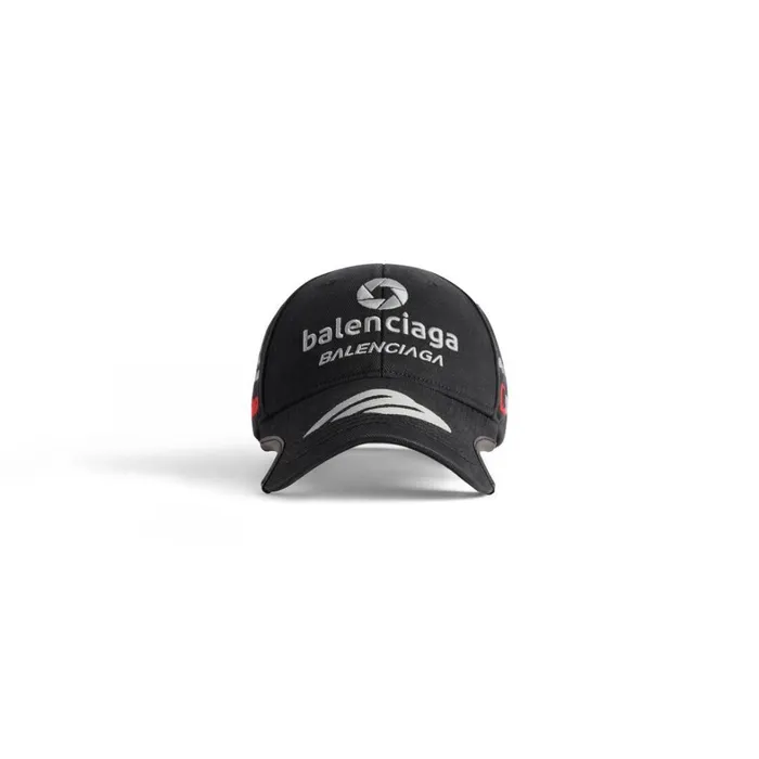 WomenMen Scarves and Caps Balenciaga Top League Cap In Black