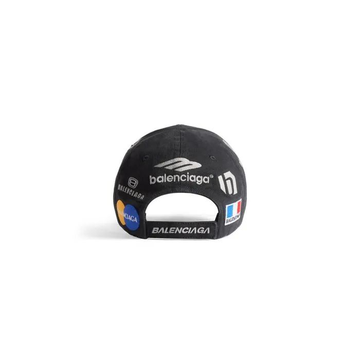 WomenMen Scarves and Caps Balenciaga Top League Cap In Black