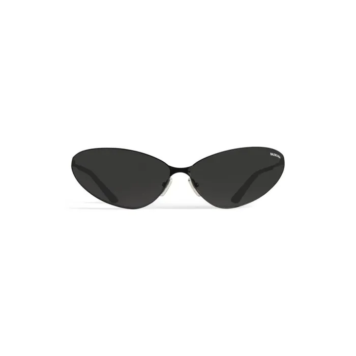 WomenMen Sunglasses Balenciaga Razor Cat Sunglasses In Black