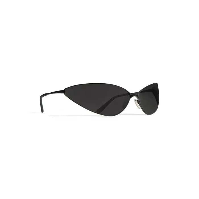 WomenMen Sunglasses Balenciaga Razor Cat Sunglasses In Black
