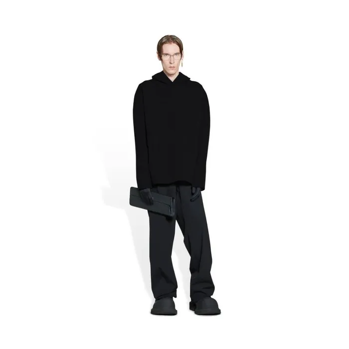 WomenMen Sweatshirts and Hoodies Balenciaga Hoodie In Black
