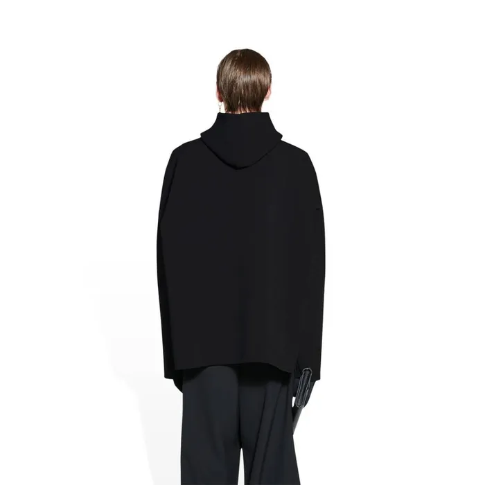 WomenMen Sweatshirts and Hoodies Balenciaga Hoodie In Black